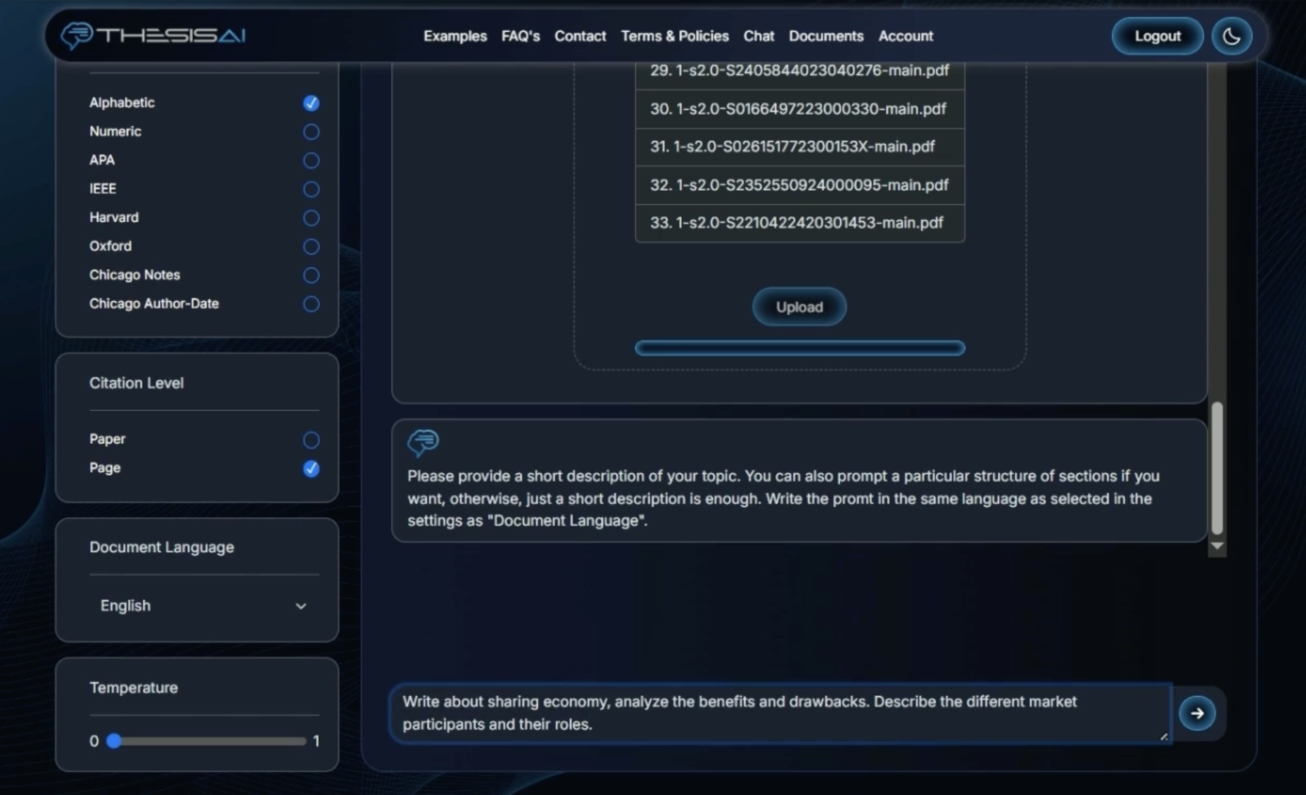 AI Tools for Thesis Writing